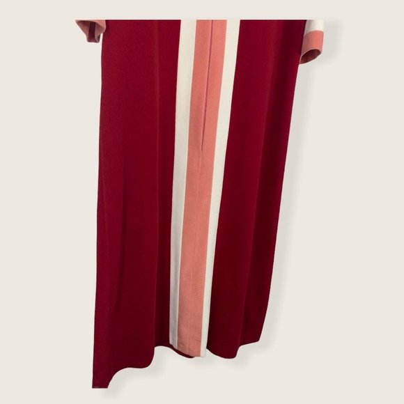 Vintage 60s Vanity Fair Long Sleeve Zip Up House Dress Robe Large - Picture 3 of 13